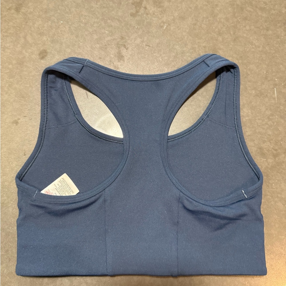 Gymshark Dark Blue Racerback Sports Bra - Picture 2 of 3